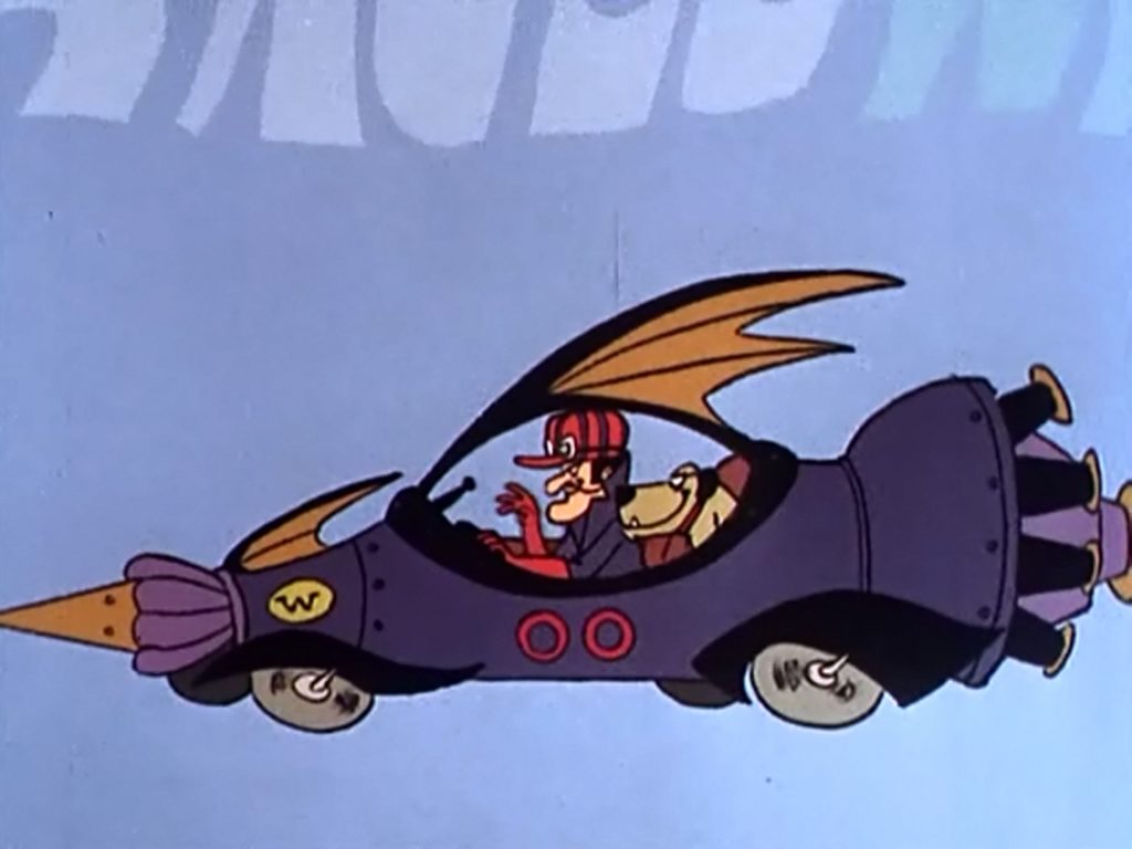  Dick Dastardly e Muttley nella loro Mean Machine dalla serie animata  
Wacky Races