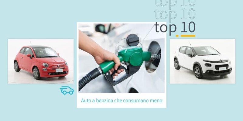 Le 10 auto a benzina che consumano meno