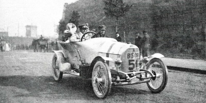 Ferdinand Porsche vainqueur de la Prinz-Heinrich-Fahrt