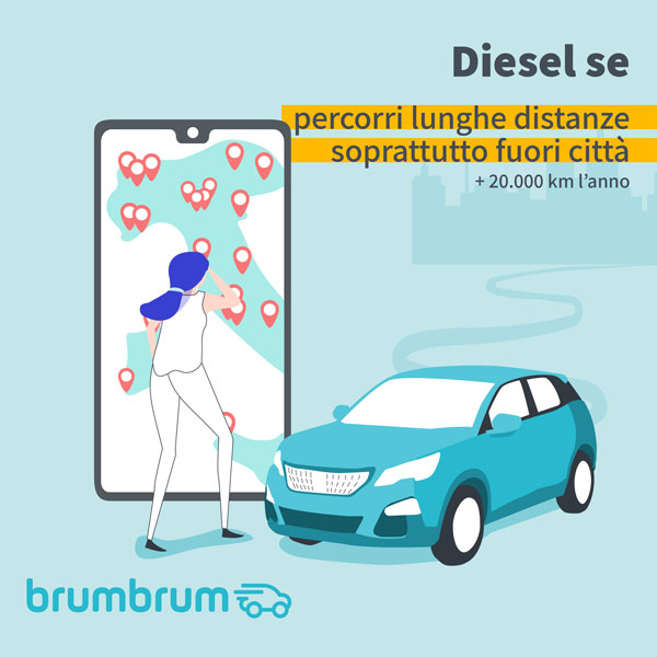 Il motore a gasolio è perfetto se si percorrono