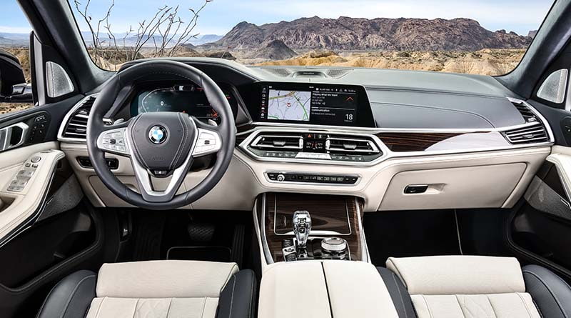 Interni BMW X7 2020
