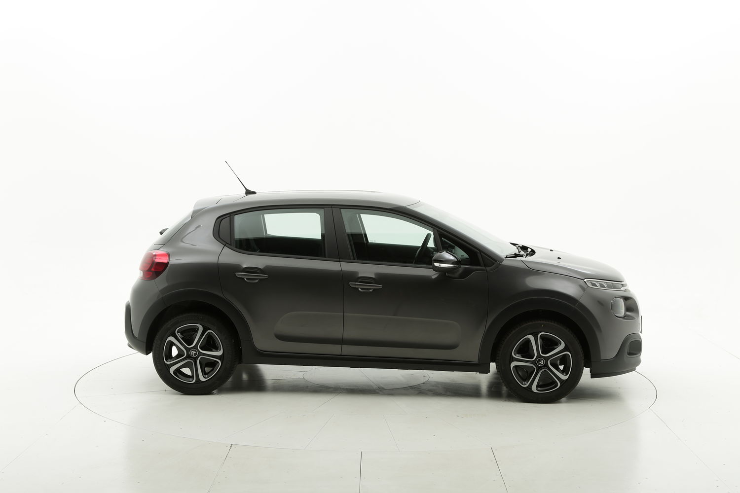 Citroen C3 benzina antracite a noleggio a lungo termine