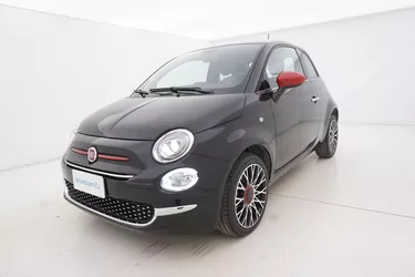 Fiat 500 Hybrid Red 1.0 Mild Hybrid 70CV Manuale Visione frontale